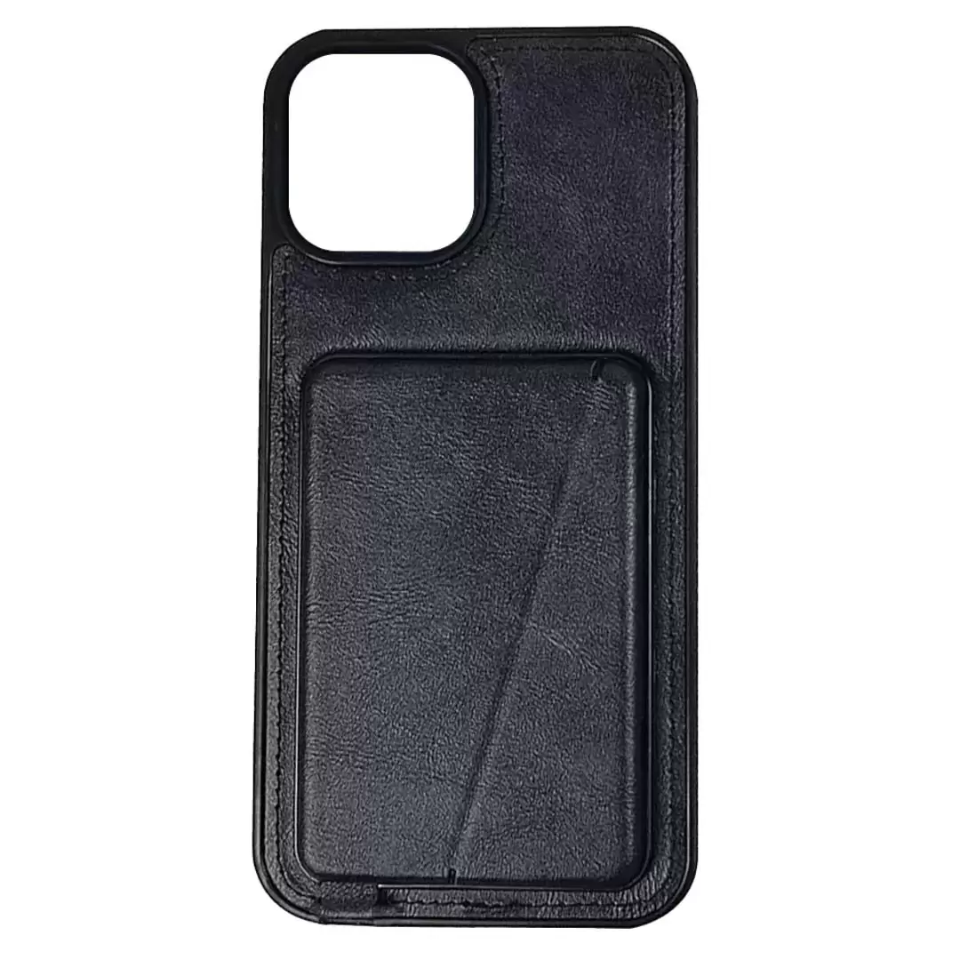 iPhone 15 Plus/iPhone 14 Plus Modern Hidden Card holder Case Black